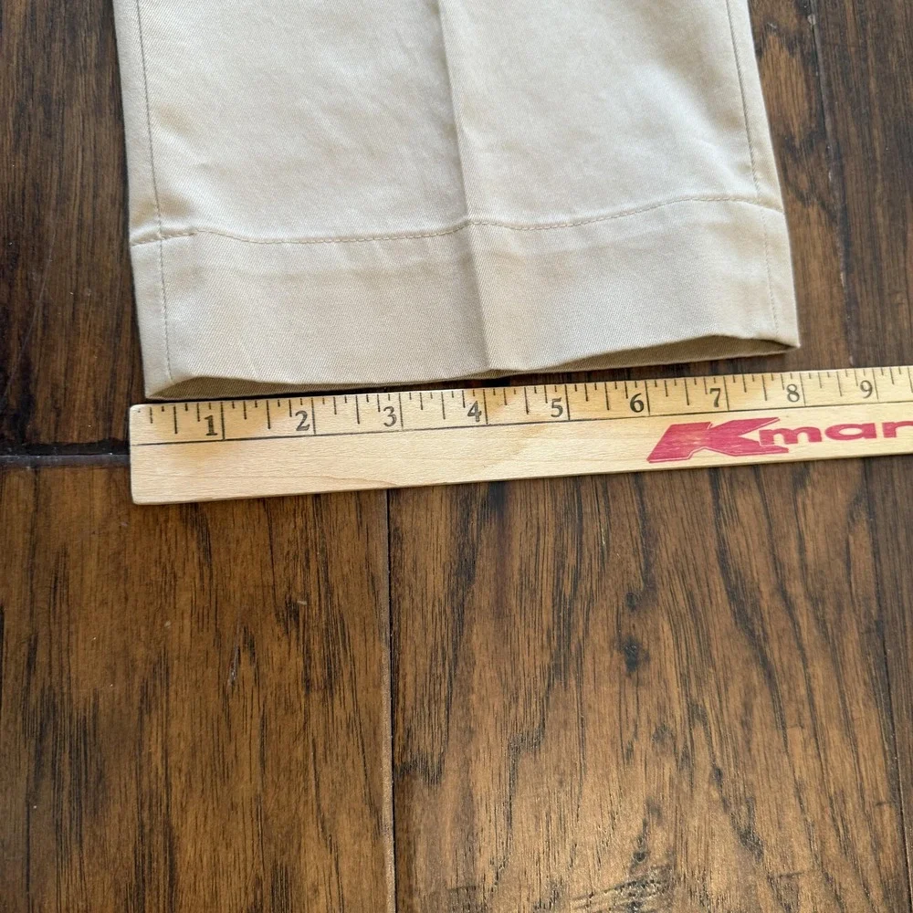 Brooks Brothers Advantage Chino Pants Mens 35x29 Khaki Tan Stretch Clark Fit